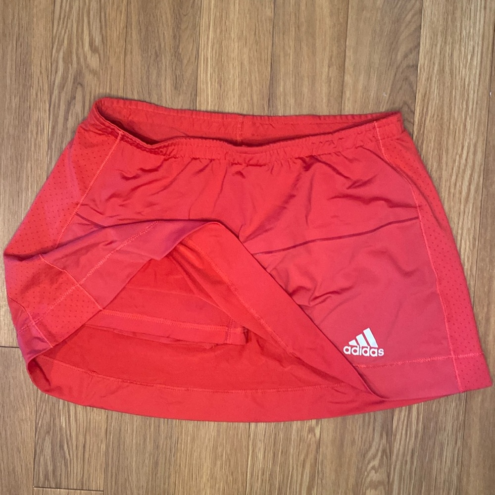 adidas Red Athletic Skort